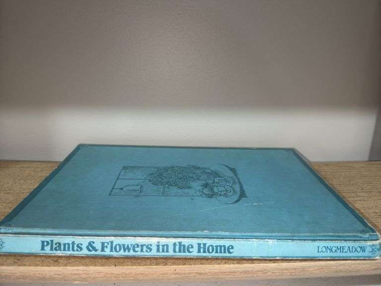 Ceramic flower pots and flower book