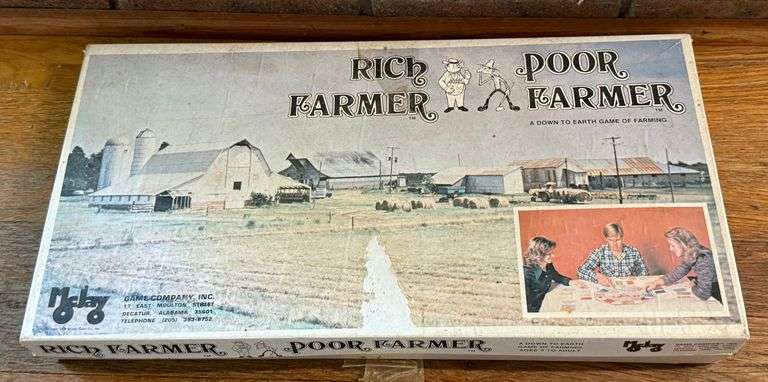 1978 Vintage "Rich Farmer Poor Farmer" Board Game