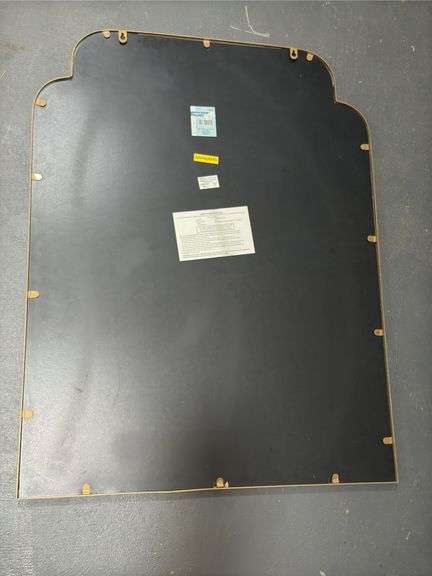 3 section mirror in gold frame