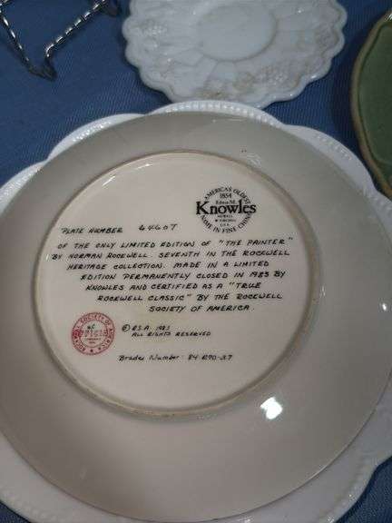 Norman Rockwell & other various plates