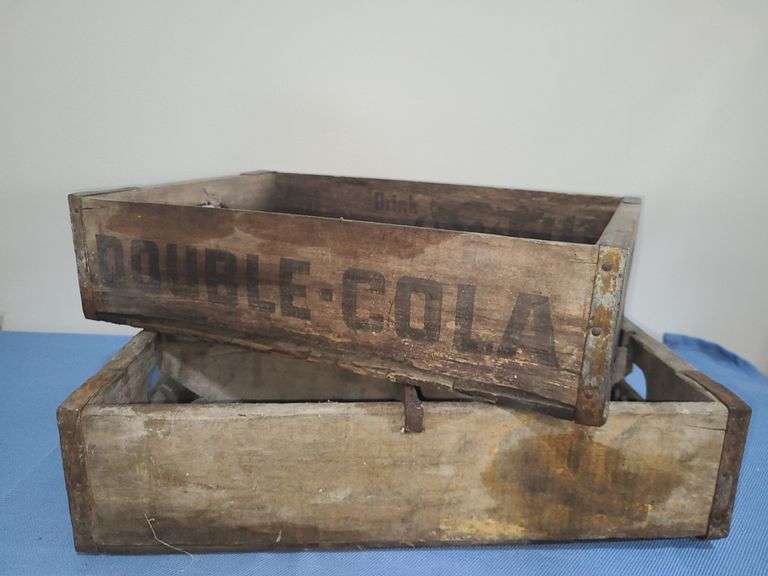 Vintage drink crates