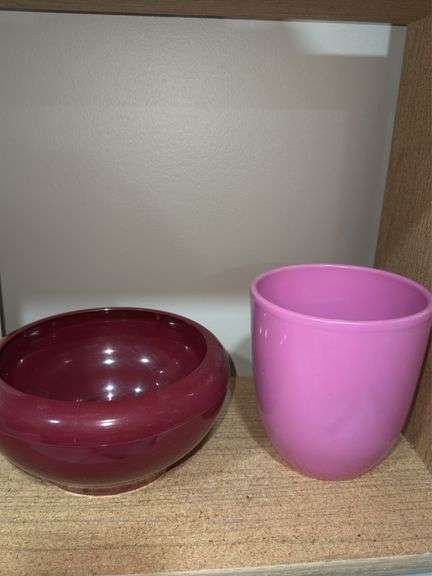 Ceramic flower pots and flower book