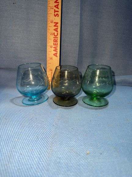 Mini Vintage Brandy Glasses