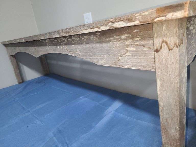Wooden bench