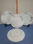 Vintage gold trim dinner plates