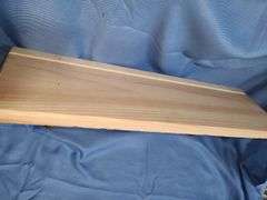 Wooden wall shelves