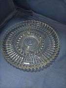 Vintage Clear Glass Serving Trays
