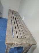Wooden bench