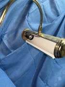 Gold colored desk lamp