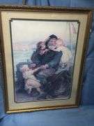 Lighthouse & Captain framed prints