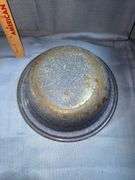 Vintage Blue Enamelware Bowl