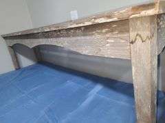 Wooden bench