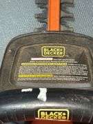 Electric Black and Decker hedge trimmer