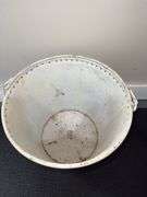 Hand Painted metal bucket