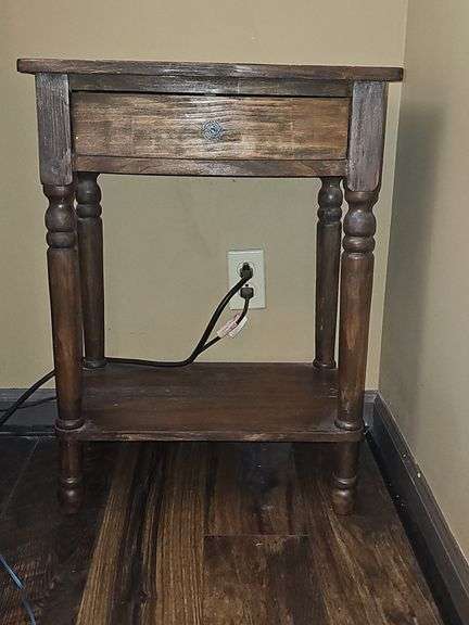 Vintage Wooden Side Table