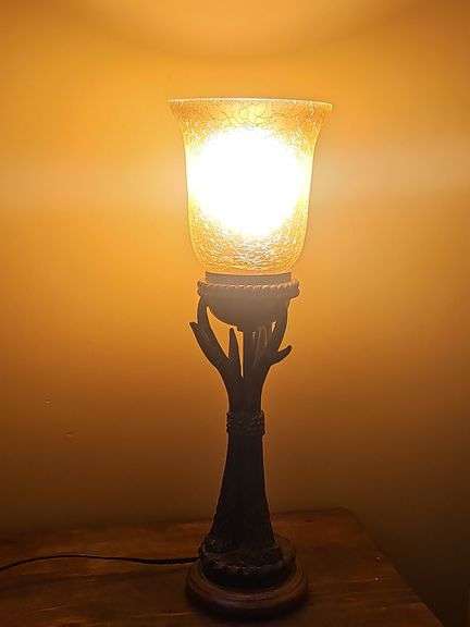 Rustic Antler Style Table Lamp