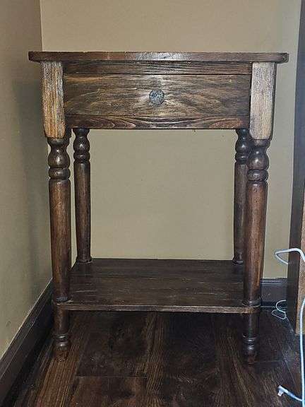 Vintage Wooden Side Table