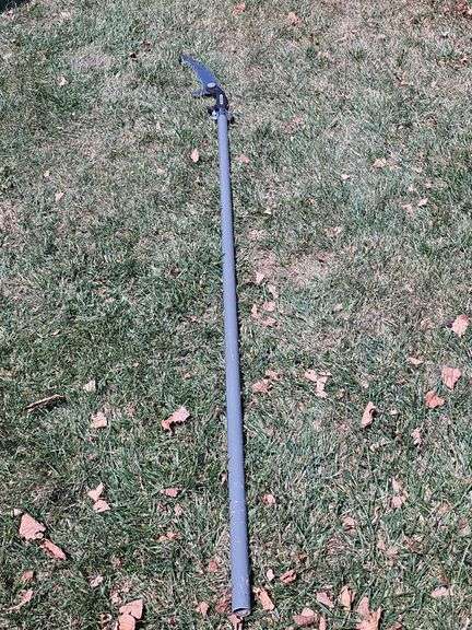 Ground Work Pole Saw & Wood Handled Broom