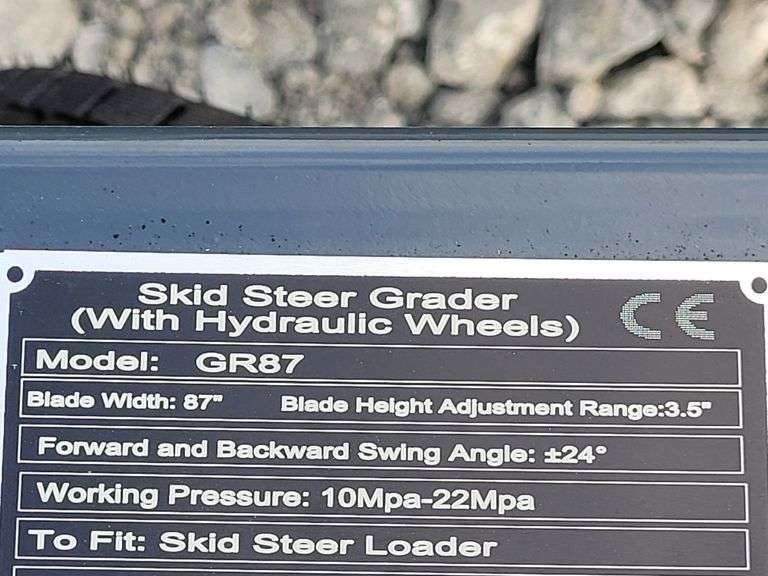 Future Skid Steer Grader with Hydraulic Wheels