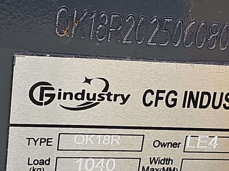 CFG Industrial QK18R Mini Excavator