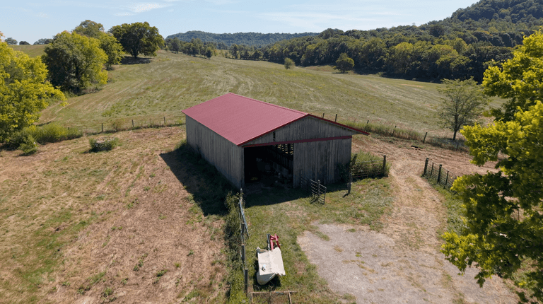 55.4 +/- Acres with 2 Barns