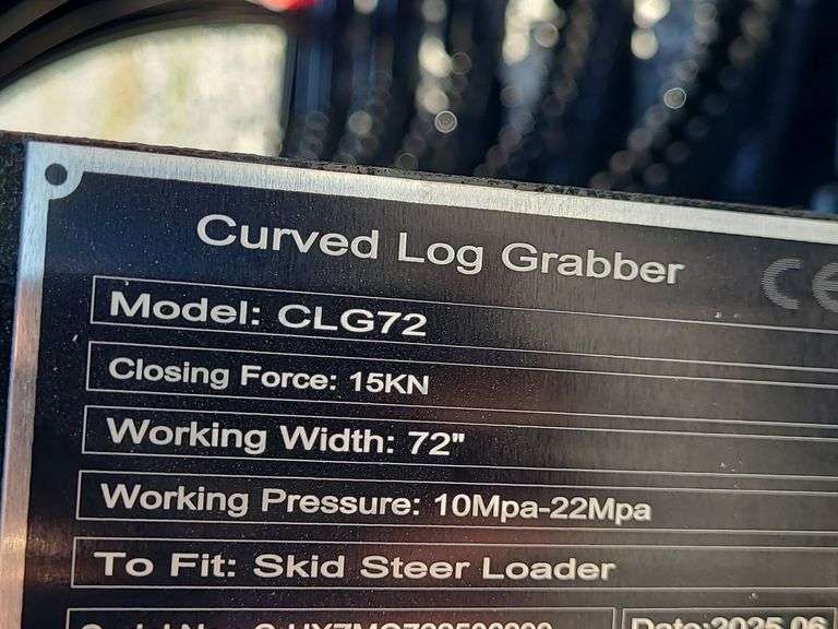 Future Skid Steer Curved Log Grabber