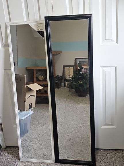 2 Over-the-Door or Wall Mounted Full Length Mirrors