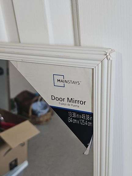 2 Over-the-Door or Wall Mounted Full Length Mirrors