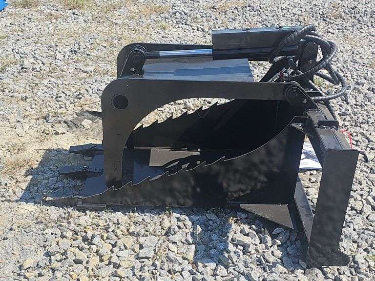 Future Skid Steer Stump Grab Bucket