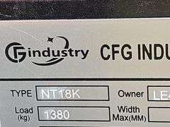 CFG Industrial NT18K Mini Excavator