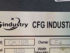 CFG Industrial QK16R Mini Excavator