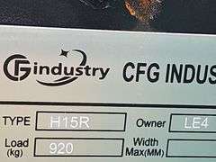 CFG Industrial H15R Mini Excavator