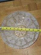 Vintage Federal Glass Heritage Pattern Serving Bowl