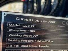 Future Skid Steer Curved Log Grabber