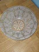 Vintage Federal Glass Heritage Pattern Serving Bowl