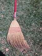 Ground Work Pole Saw & Wood Handled Broom