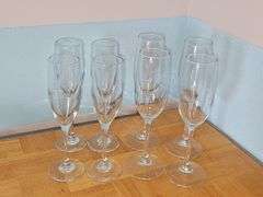 Champagne Flutes & Brandy Snifter