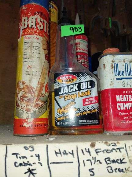 Blue Ribbon Neatsfoot Compound & more - Baker Auctions & Real Estate, LLC