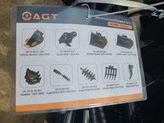 AGT MINI EX AUGER ATTACHMENT SET
