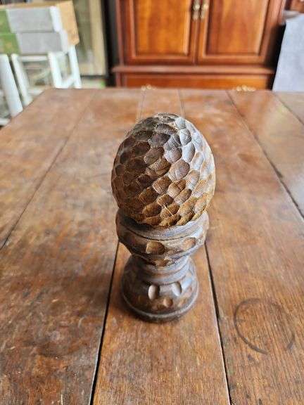 Vintage Hand Carved Wooden Decor
