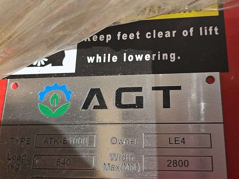 AGT 2 POST CAR LIFT