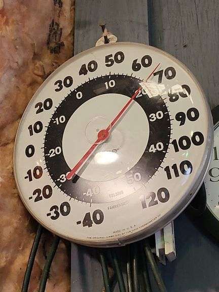 Ohio Thermometer Company Jumbo Dial thermometer