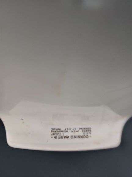 Vintage Corning Ware Casserole Baking Dish with Glass Lid
