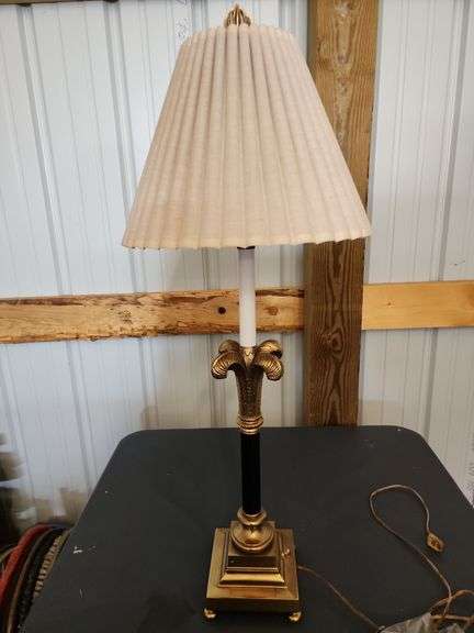 Candlestick Table Lamp with Shade