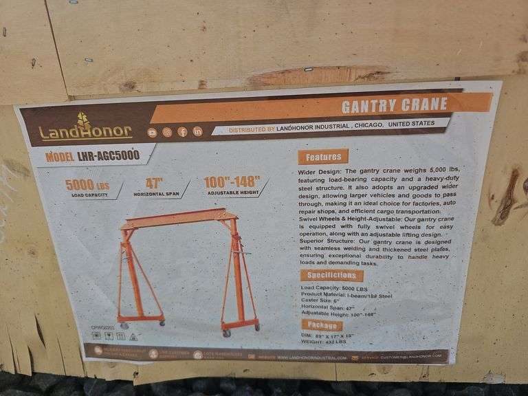 LANDHONOR GANTRY CRANE