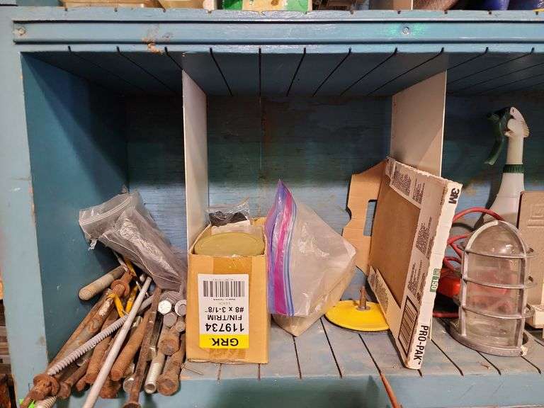 Bottom shelf contents only