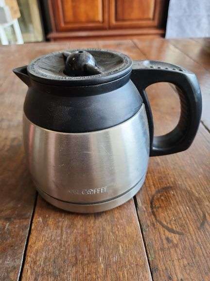 Mr. Coffee Stainless Steel Thermal Replacement Carafe Coffee Pot with Lid