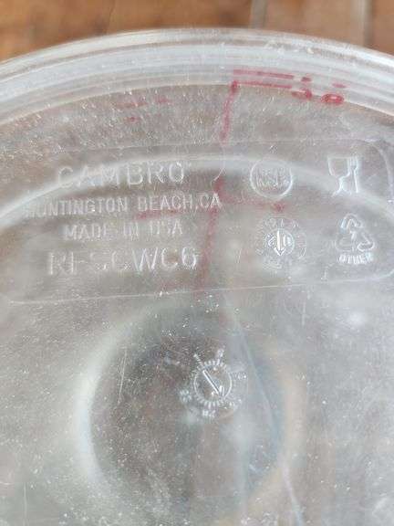 Cambro Food Storage Container