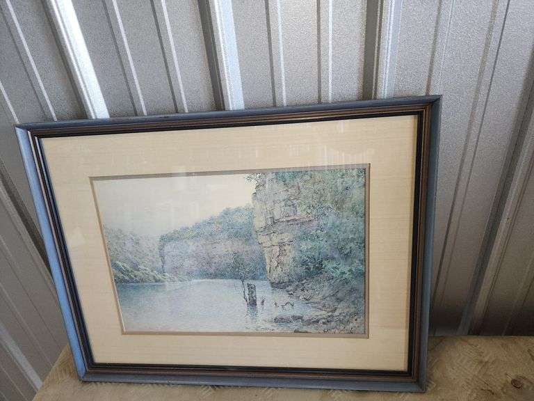 "Quet Palisades" Paul Sawyer framed print