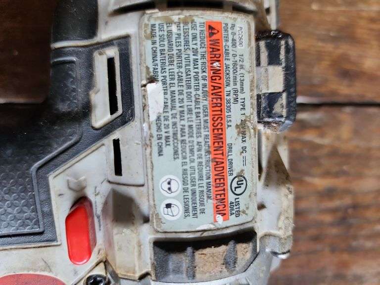 Porter-Cable 20V Max Lithium-Ion Cordless  ½" Hammer Drill